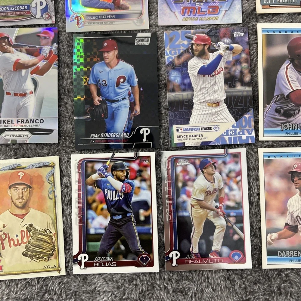 Philadelphia‎ Phillies Baseball 29 Card Lot - Rookies, Stars, Inserts, Parallels